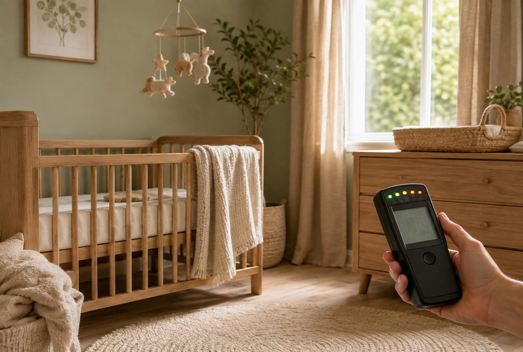 چگونه EMF اتاق کودک را اندازهگیری کنیم؟